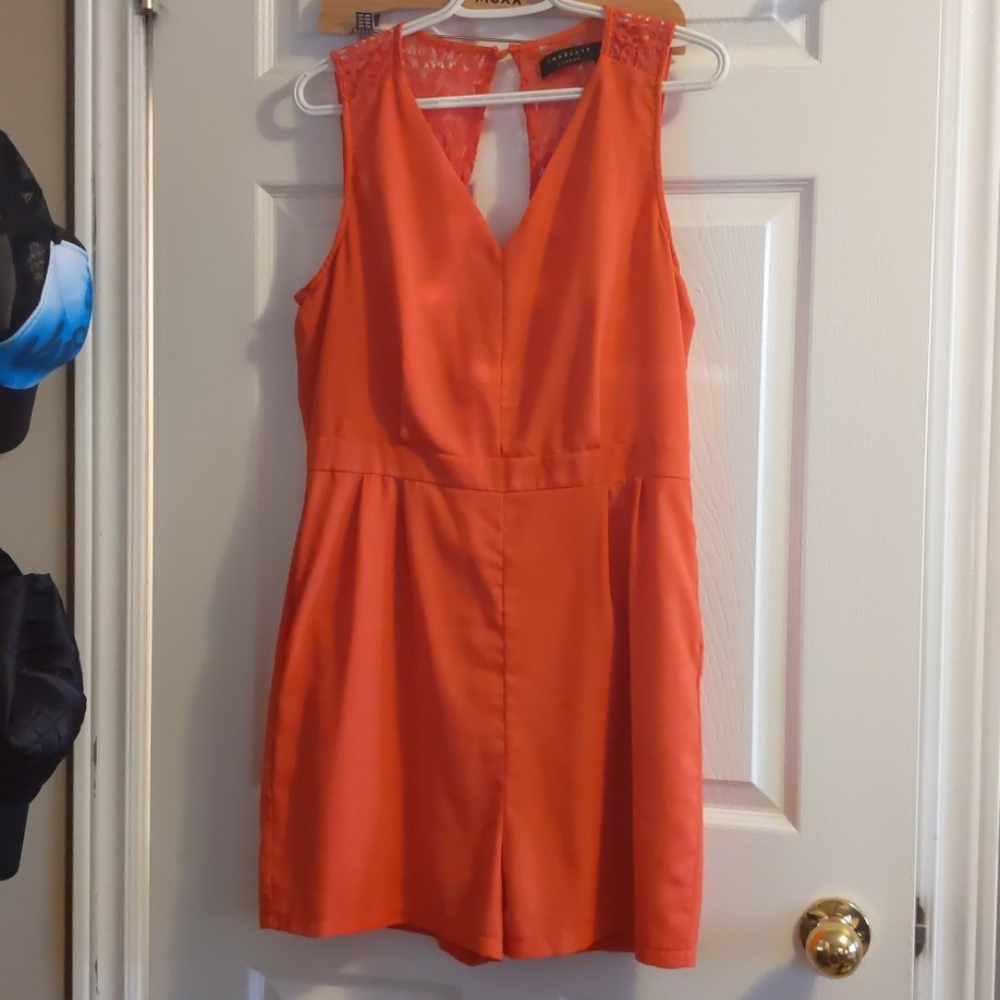 Orange romper